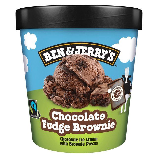 Ben & Jerry's Chocolate Fudge Brownie Ice Cream Tub 465ml - McGrocer