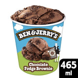 Ben & Jerry's Chocolate Fudge Brownie Ice Cream Tub 465ml - McGrocer