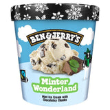 Ben & Jerry's Minter Wonderland Mint Ice Cream Tub 465ml - McGrocer