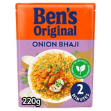 Ben's Original Indian Onion Bhaji Microwave Rice 220g - McGrocer