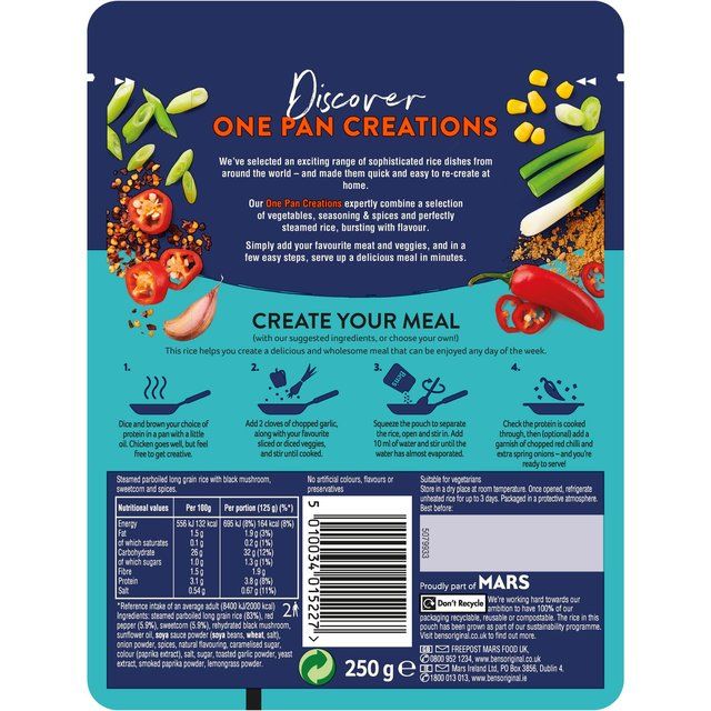 Ben's Original One Pan Szechuan Fried Rice Meal 250g - McGrocer