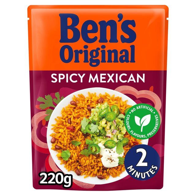Ben's Original Spicy Mexican Microwave Rice 220g - McGrocer