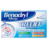 Benadryl Allergy Relief Capsules 24 per pack - McGrocer