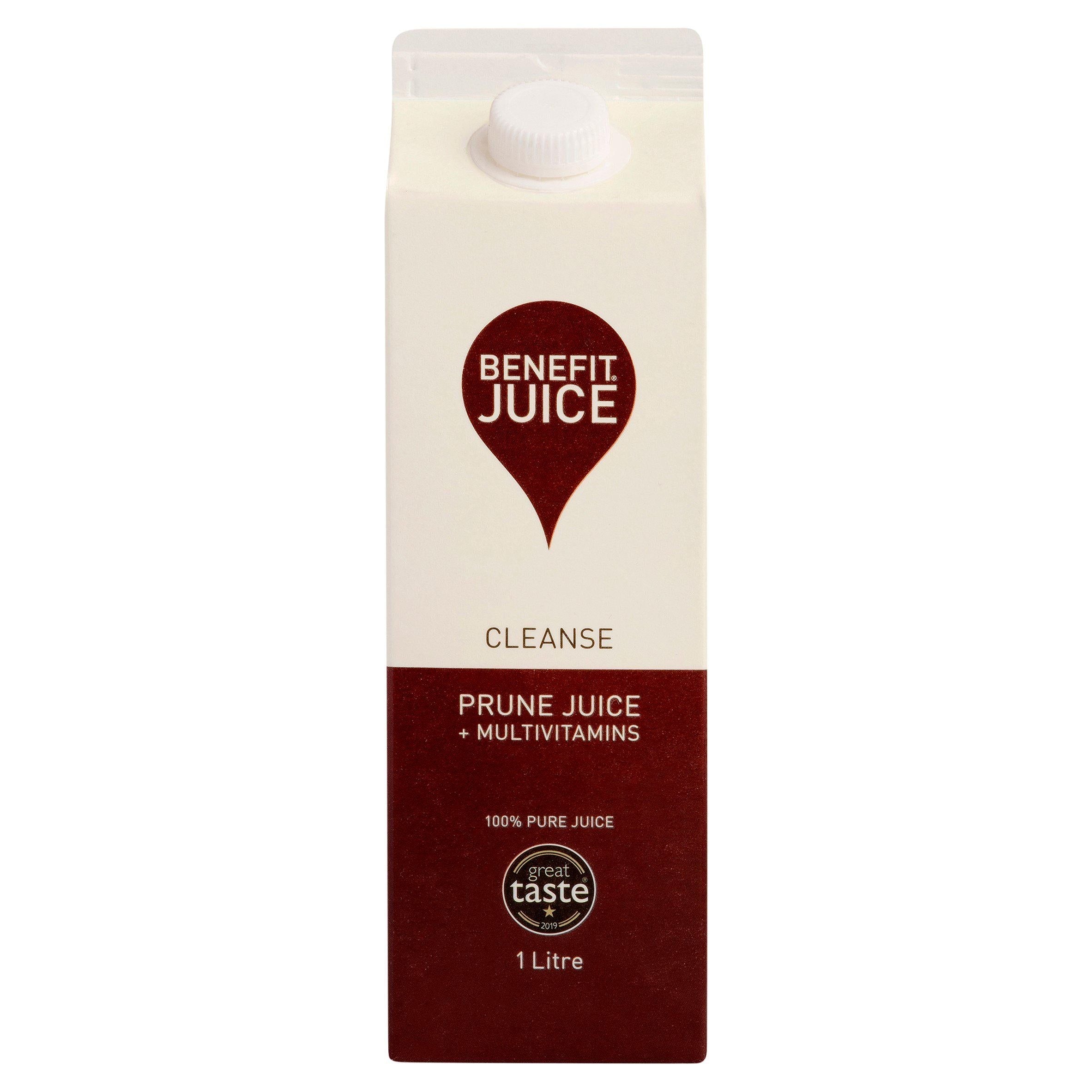 Benefit Drinks Cleanse Prune Juice + Vitamin A, C & E 1 Litre - McGrocer