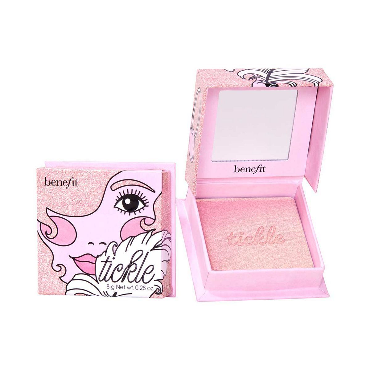 Benefit Tickle Golden Pink Glow Highlighter 8g - McGrocer