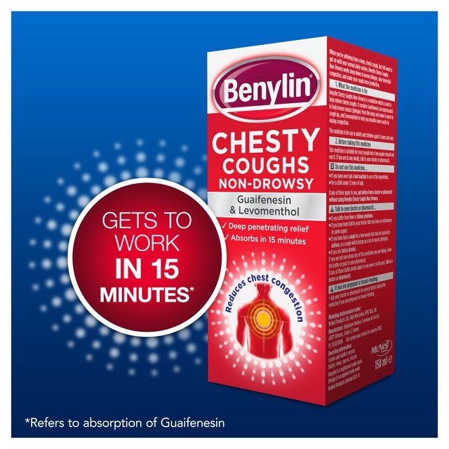 Benylin Chesty Cough Non Drowsy Syrup   300ml - McGrocer
