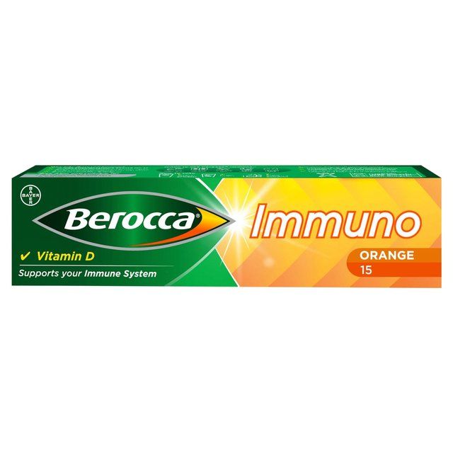 Berocca Immuno Orange Flavour Energy & Immunity Tablets 15 per pack - McGrocer