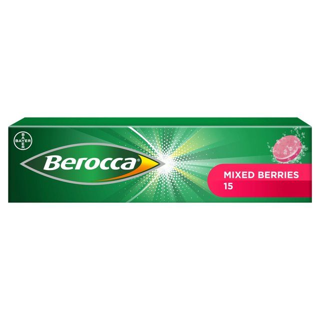 Berocca Mixed Berries Energy Vitamin Effervescent Tablets 15 per pack - McGrocer
