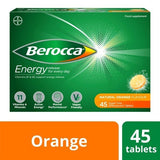 Berocca Natural Orange Sugar Free Effervescent 45 Tablets - McGrocer