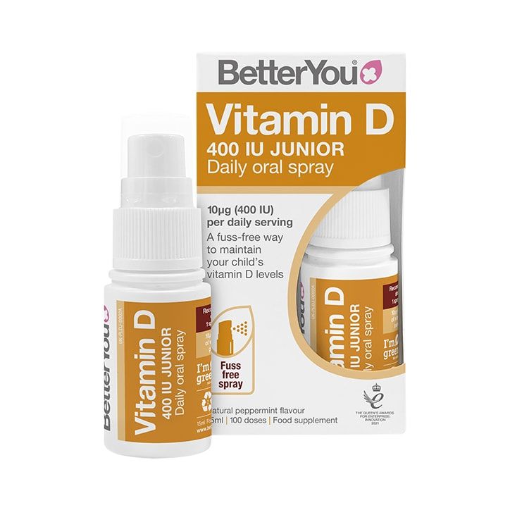 BetterYou D400 Junior Vitamin D Daily Oral Spray 15ml - McGrocer