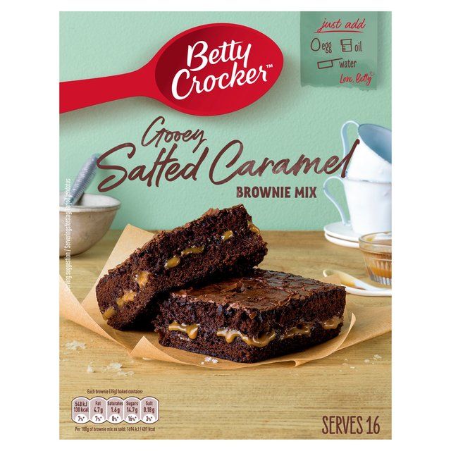 Betty Crocker Delights Gooey Salted Caramel Brownie Mix 430g - McGrocer