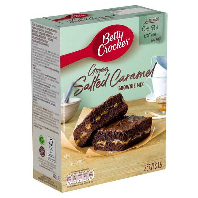 Betty Crocker Delights Gooey Salted Caramel Brownie Mix 430g - McGrocer