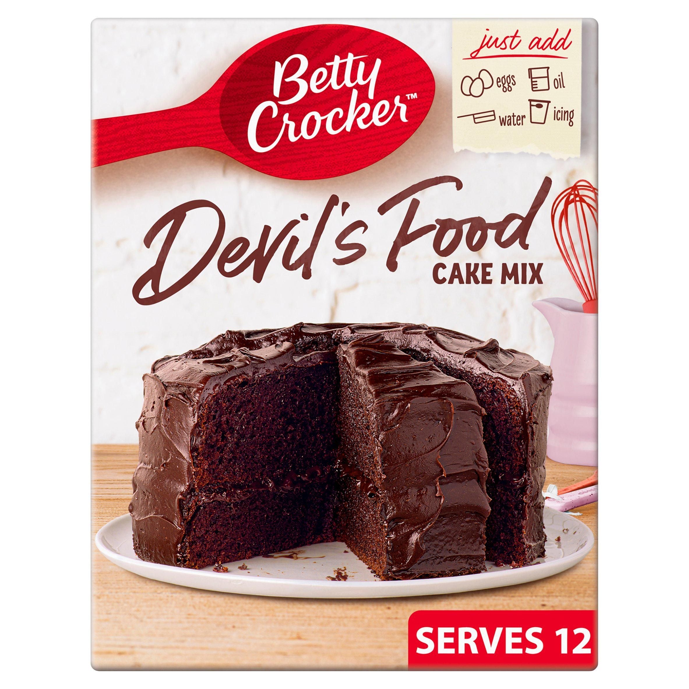 Betty Crocker Devil's Food Chocolate Cake Mix 425g - McGrocer