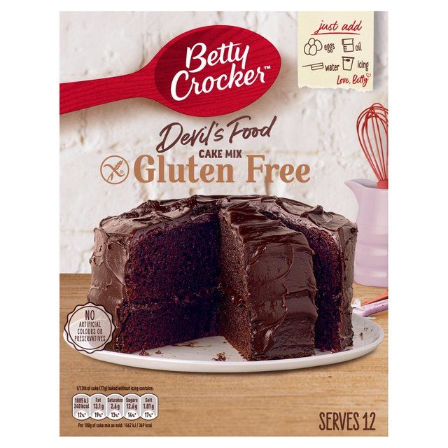 Betty Crocker Gluten Free Devil's Food Chocolate Cake Mix 425g - McGrocer