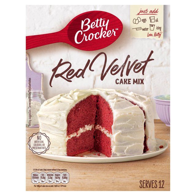 Betty Crocker Red Velvet Chocolate Cake Mix 450g - McGrocer