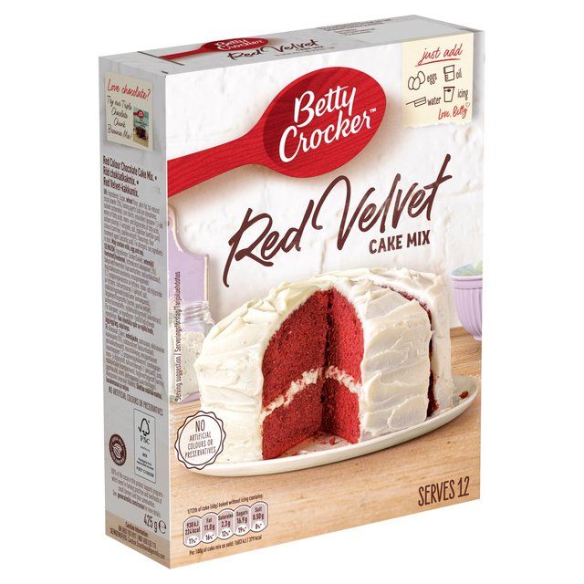 Betty Crocker Red Velvet Chocolate Cake Mix 450g - McGrocer