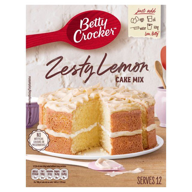 Betty Crocker Zesty Lemon Cake Mix - McGrocer