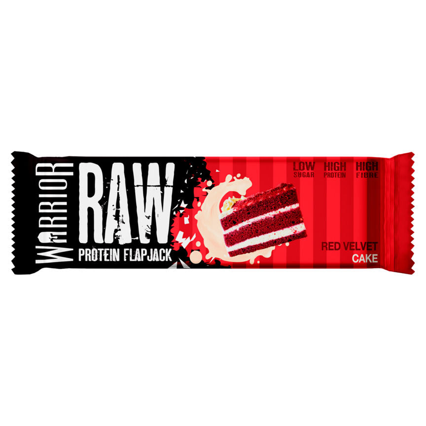 Warrior Raw Protein Flapjack Red Velvet Cake 75g GOODS ASDA