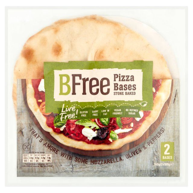 BFree Stone Baked Pizza Bases 2 x 180g - McGrocer