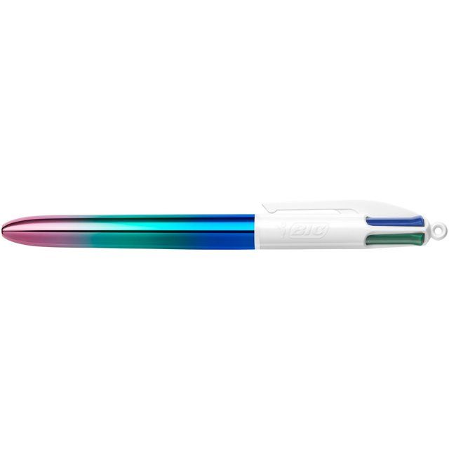 BIC 4 Colours Gradient Retractable Ballpoint Pens Pack of 5 5 per pack - McGrocer