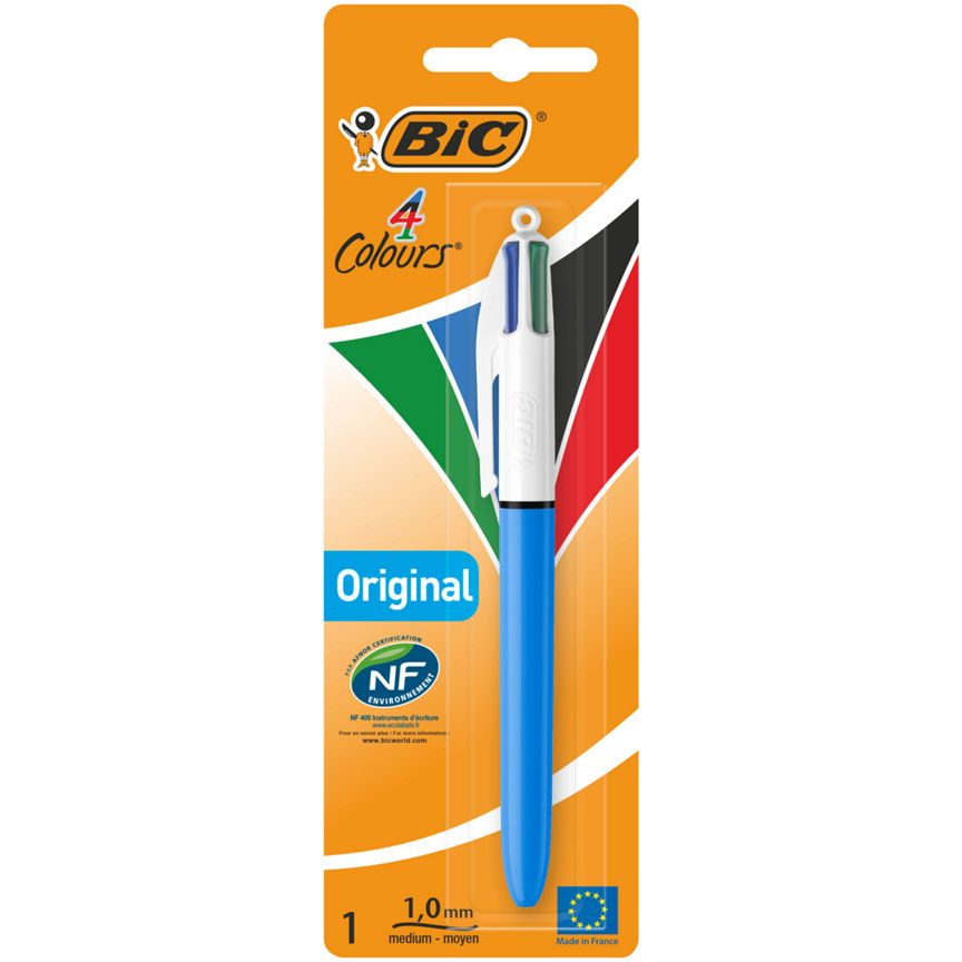 Bic 4 Colours Original Ball Point Pen - McGrocer