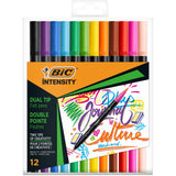 BIC Intensity Dual Tip Colouring Pens - McGrocer
