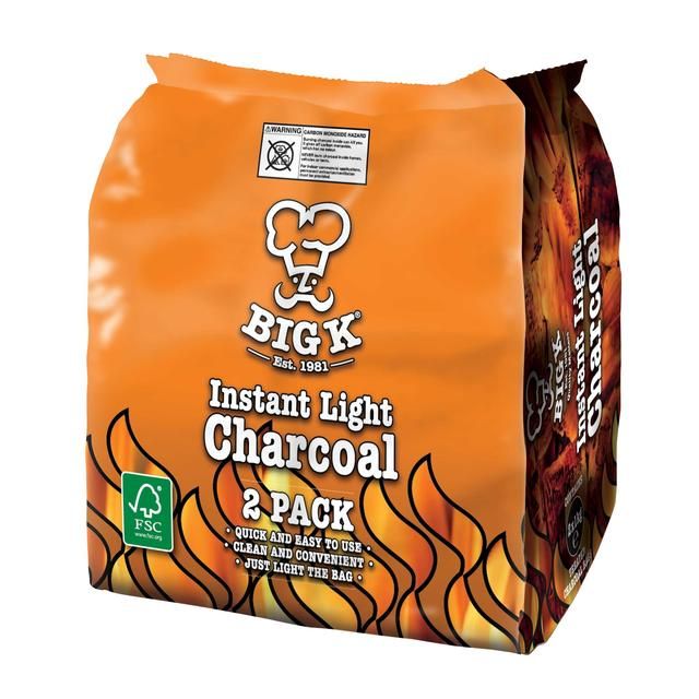 Big K Instant Light Charcoal FSC 1kg - McGrocer