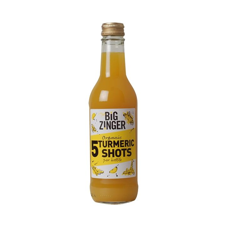 Big Zinger Organic Turmeric Drink 330ml (5x Shots) - McGrocer