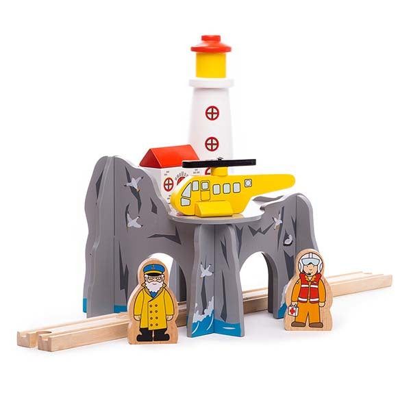 Bigjigs Rail Lighthouse 4-way Tunnel - McGrocer