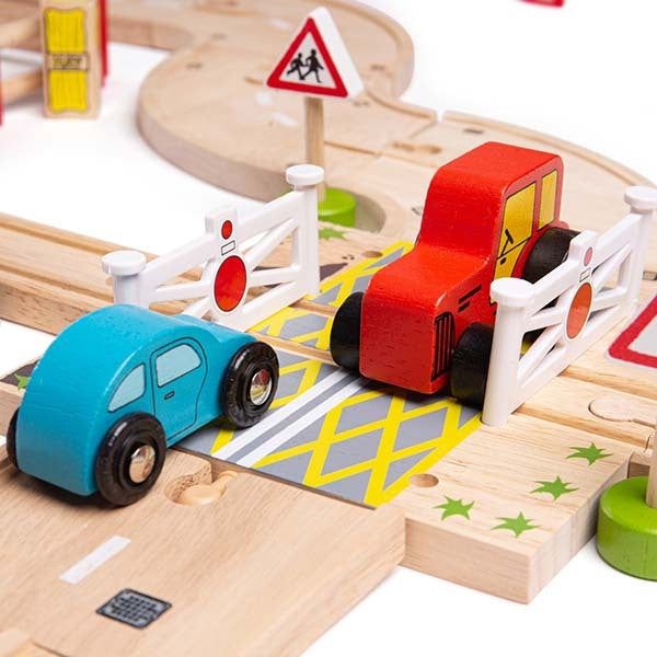 Bigjigs Rail Road & Rail Train Set - McGrocer