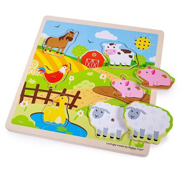 Bigjigs Toys Farm Sounds Puzzle - McGrocer