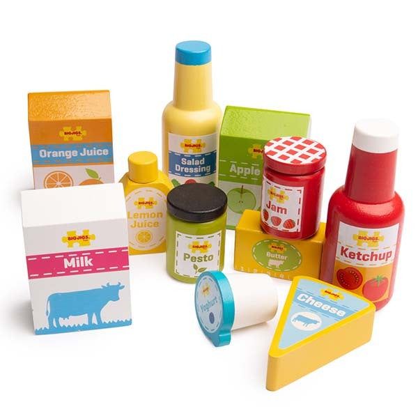 Bigjigs Toys Wooden Chilled Groceries - McGrocer