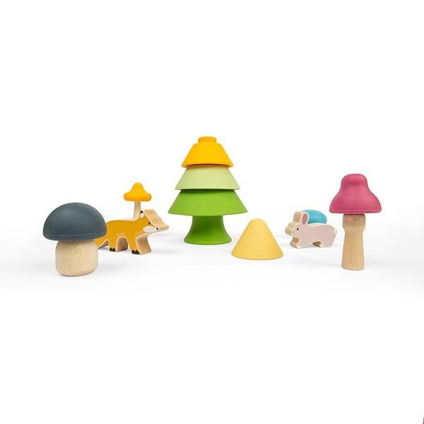 Bigjigs Toys Wooden Forest Friends Playset - McGrocer