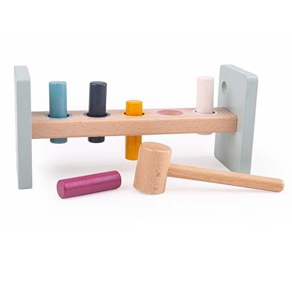 Bigjigs Toys Wooden Hammer Bench - McGrocer