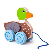Bigjigs Toys Wooden Pull Along Duck Toy - McGrocer