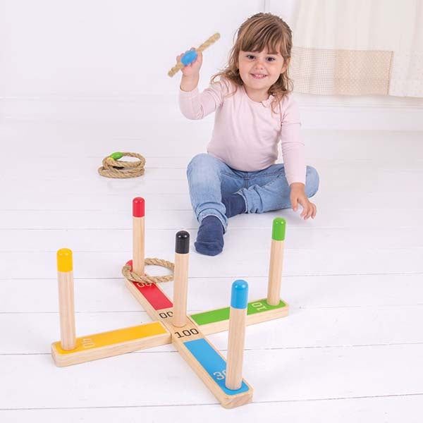 Bigjigs Toys Wooden Quoits Game - McGrocer