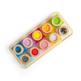 Bigjigs Toys Wooden Rainbow Sensory Board - McGrocer