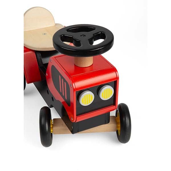 Bigjigs Toys Wooden Ride on Tractor - McGrocer