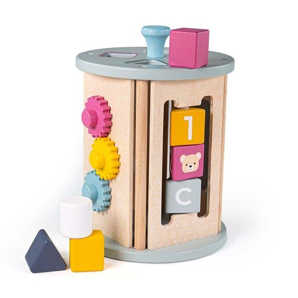 Bigjigs Toys Wooden Rolling Activity Centre - McGrocer