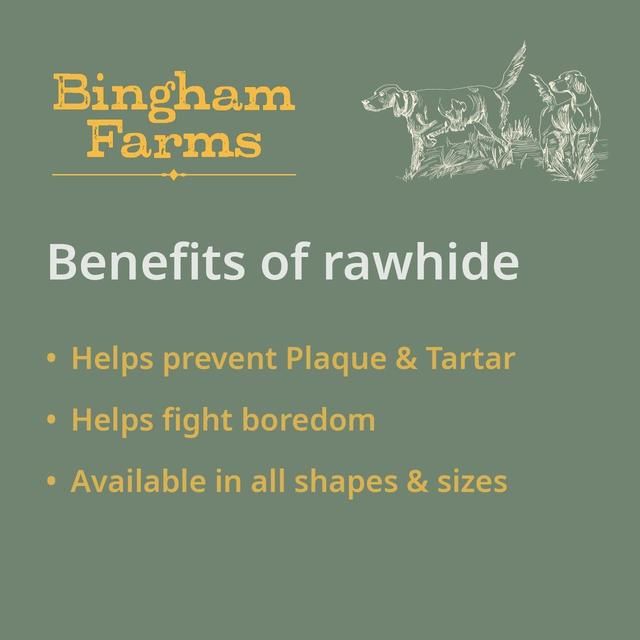 Bingham Farms Duck Wrapped Rawhide Twist Med 6 per pack - McGrocer