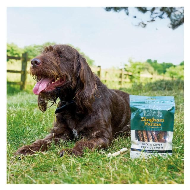 Bingham Farms Duck Wrapped Rawhide Twist Med 6 per pack - McGrocer
