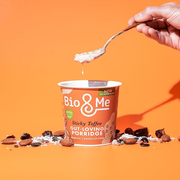 Bio & Me Sticky Toffee Gut-Loving Porridge Pot 58g - McGrocer