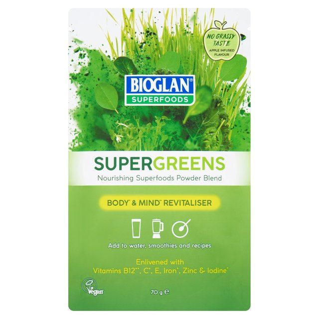 Bioglan Superfoods Supergreens Powder 70g - McGrocer