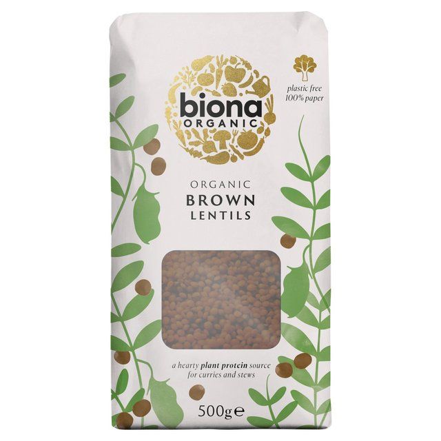 Biona Organic Brown Lentils 500g - McGrocer