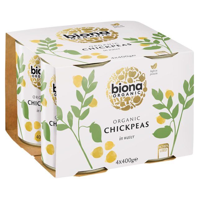 Biona Organic Chick Peas 4 x 400g - McGrocer