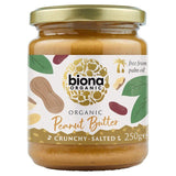 Biona Organic Peanut Butter Crunchy (free from Palm Fat) 250g - McGrocer