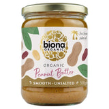 Biona Organic Peanut Butter Smooth 500g - McGrocer