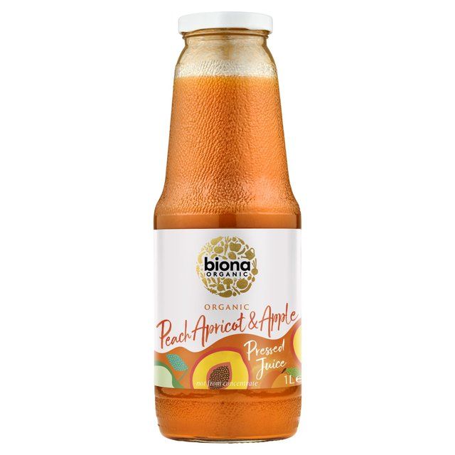 Biona Organic Pressed Peach Apricot & Apple Juice 1L - McGrocer