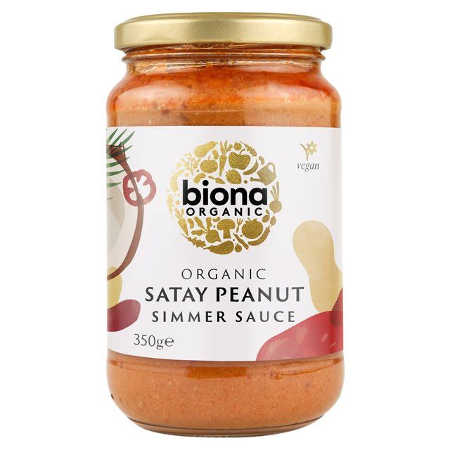 Biona Organic Satay Peanut Simmer Sauce 350g - McGrocer