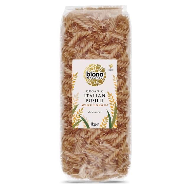 Biona Organic Whole Wheat Fusilli Pasta 1kg - McGrocer